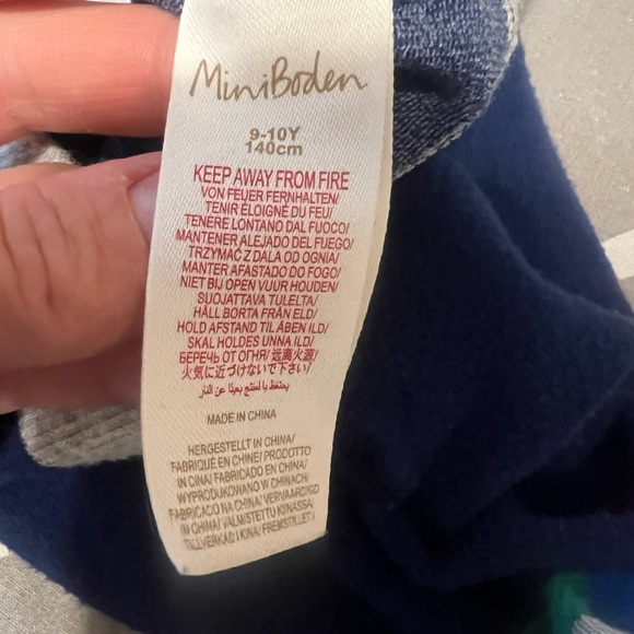 Mini Boden Striped Tights, sz 9-10yrs - Picture 3 of 5